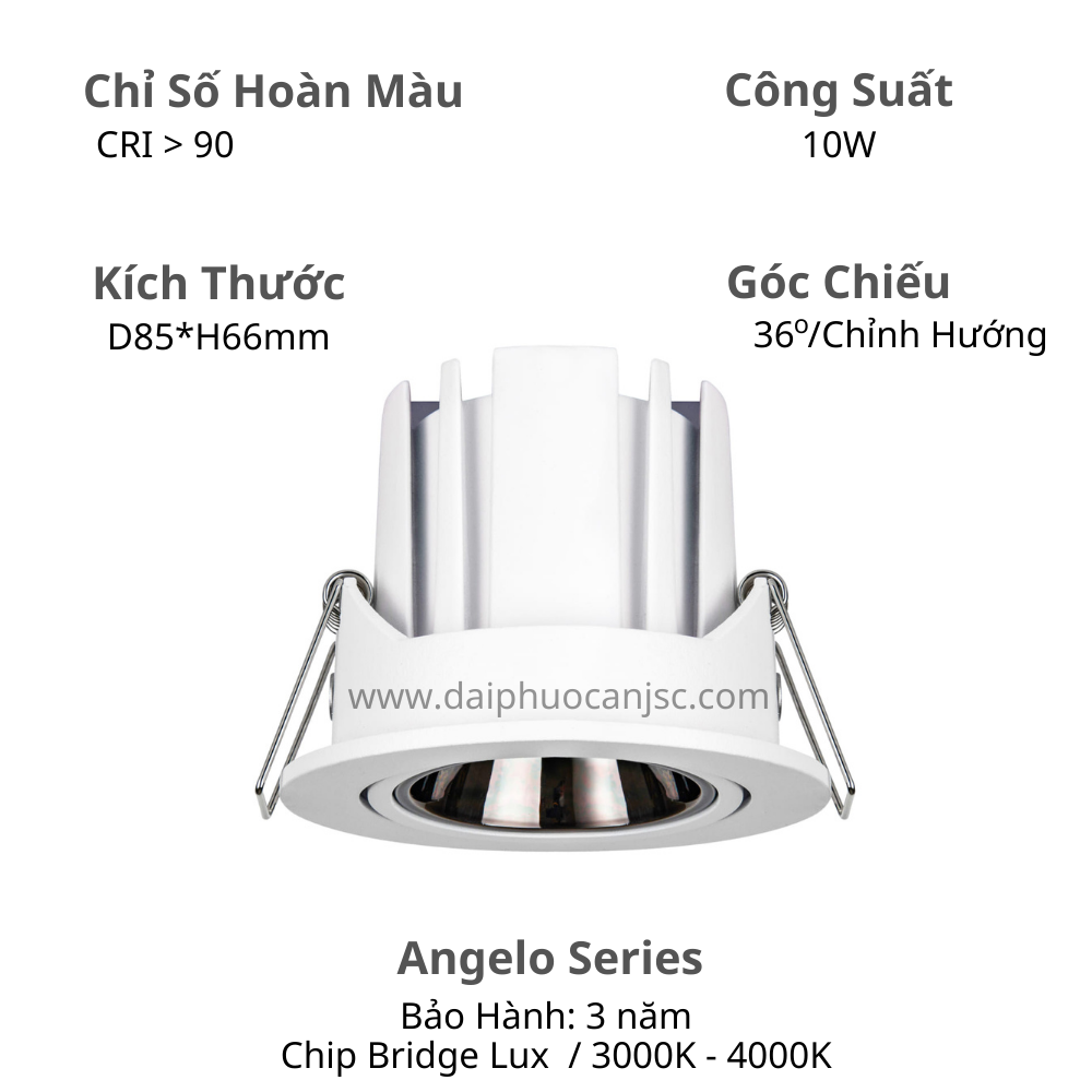 Đèn LED âm trần siêu sáng