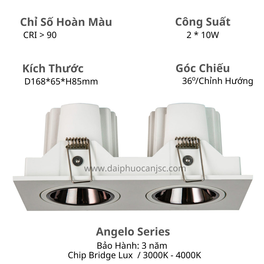 Đèn LED âm trần chống chói